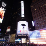 HeyTea is showcased on the MiFi Billboard in Times Square.